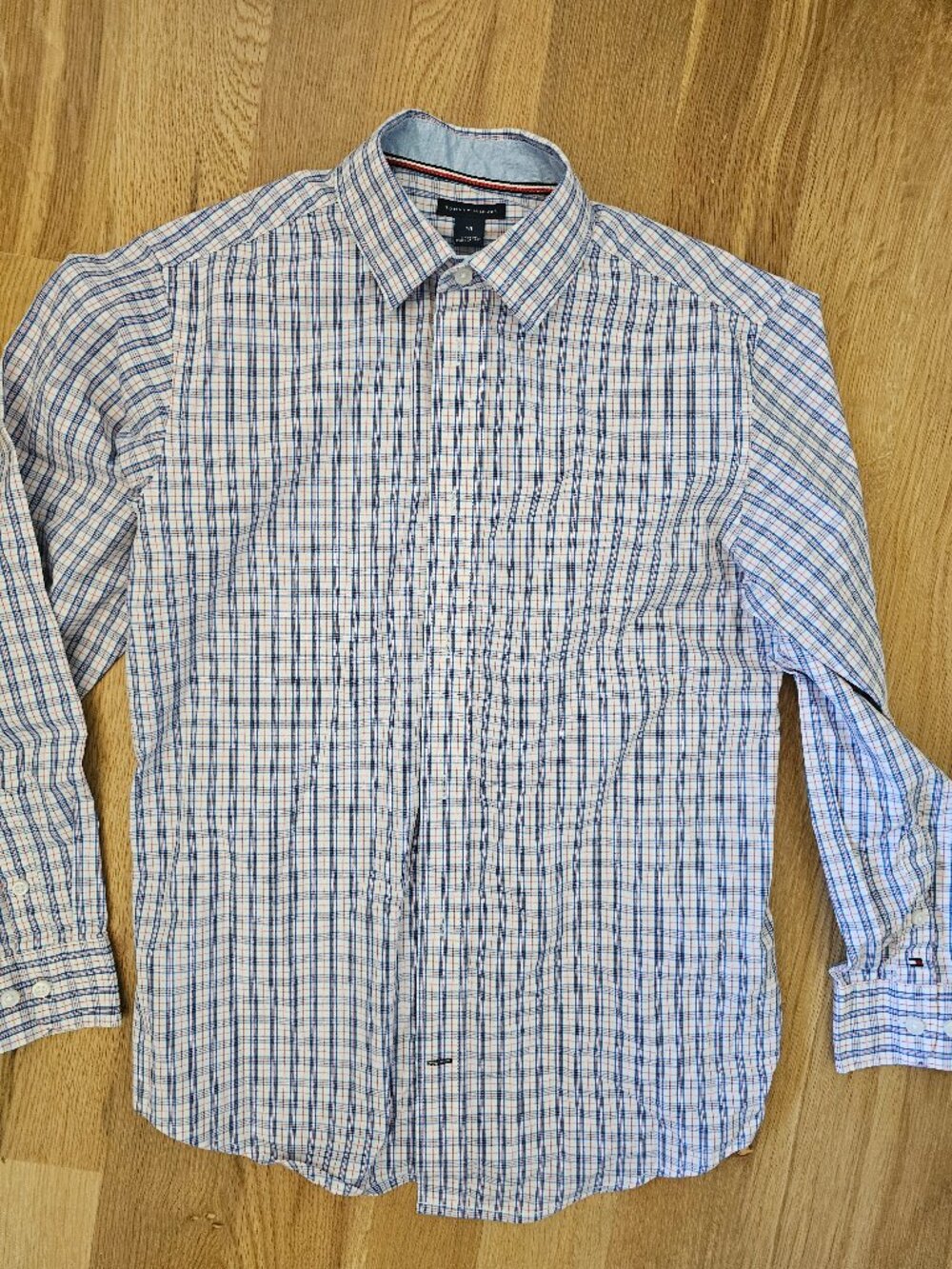 Tommy Hilfiger plaid dress shirt boys size 14